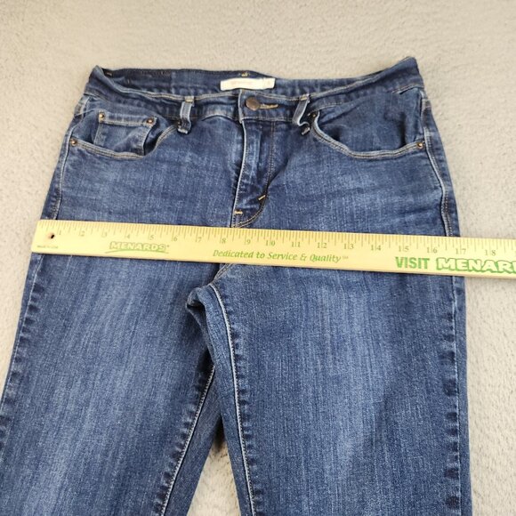 Levis Jeans Women 8 Blue Bootcut 515 Stretch Mid Rise Curvy Denim Ladies Pants - Picture 4 of 11